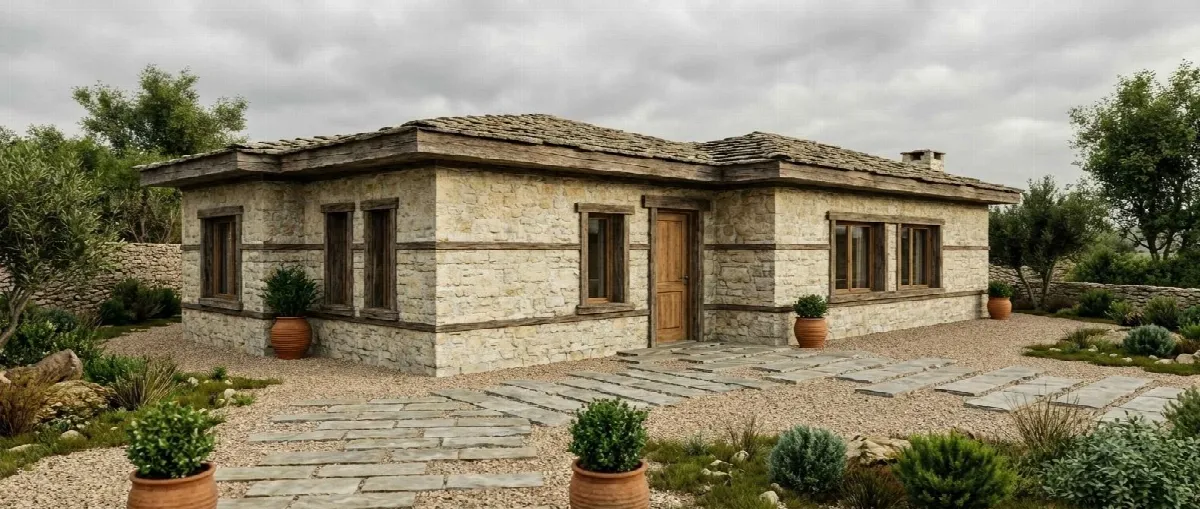 ЕДНОЕТАЖНА КЪЩА ЗА ПРОДАЖБА В СЕЛО ГОРИЦА, ОБЩ.ПОМОРИЕ, 116 m²: снимка 1